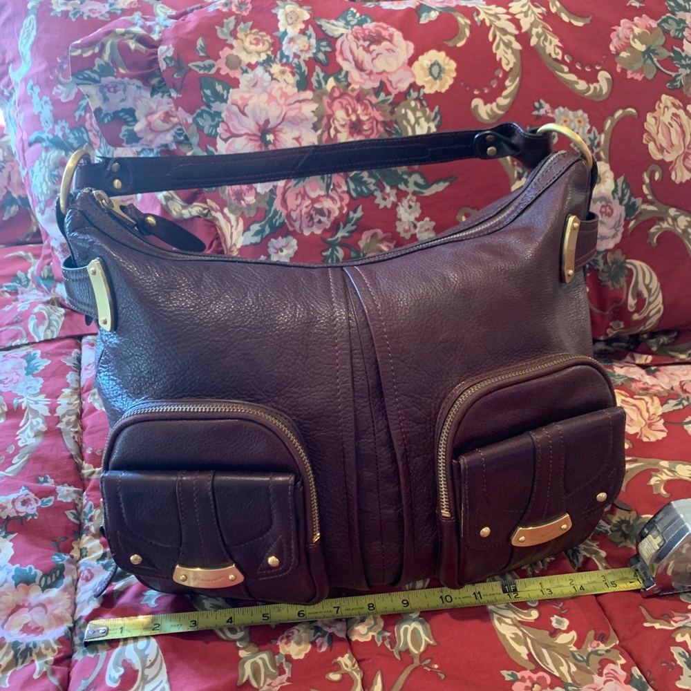 Brown Makowsky leather purse